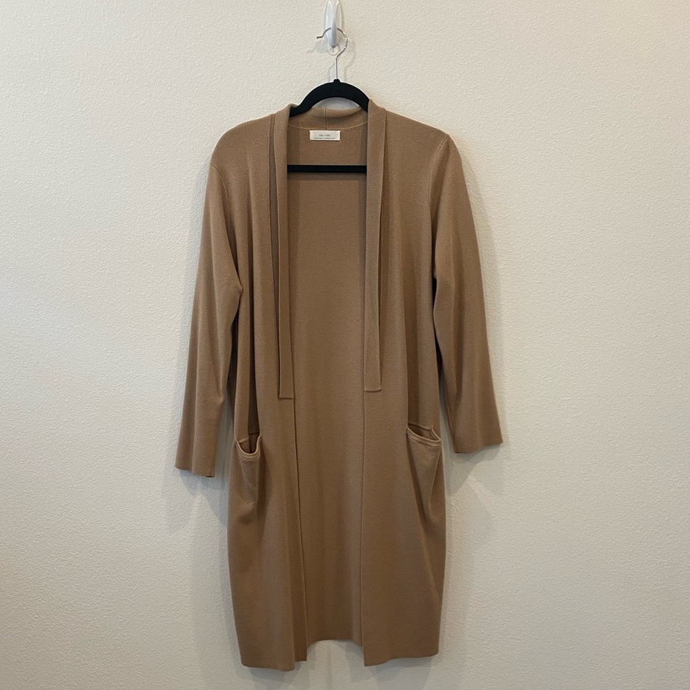 Oak+Fort Long Khaki Cardigan